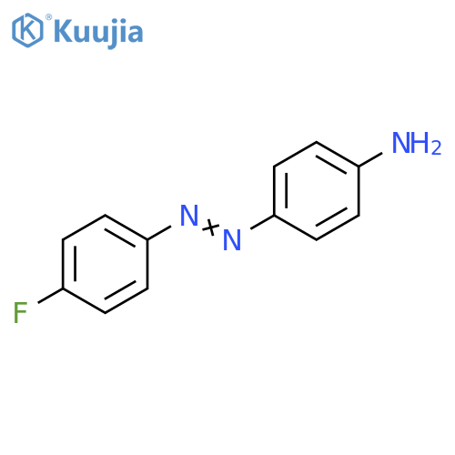 Benzenamine, 4-[(4-fluorophenyl)azo]- structure