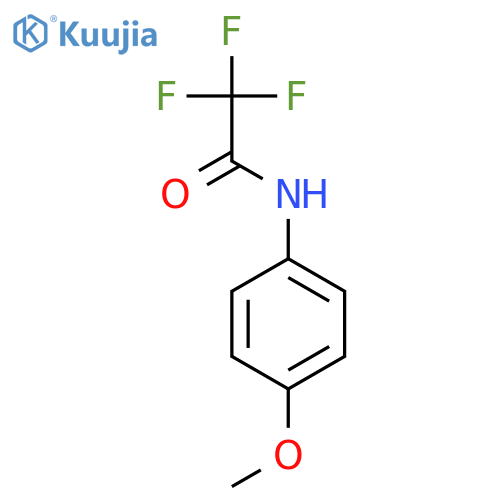 2,2,2-Trifluoro-N-(4-methoxyphenyl)acetamide structure