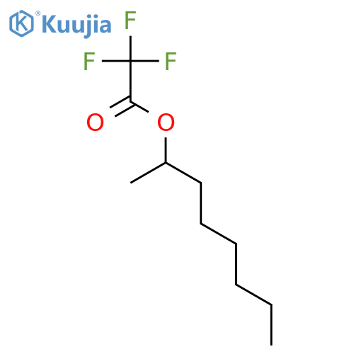 Acetic acid, 2,2,2-trifluoro-, 1-methylheptyl ester structure