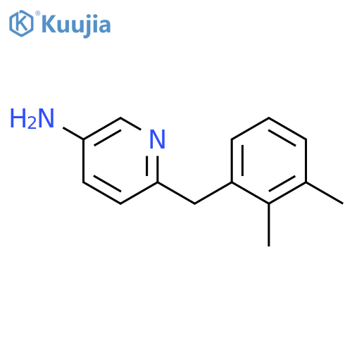 3-Pyridinamine, 6-[(2,3-dimethylphenyl)methyl]- structure