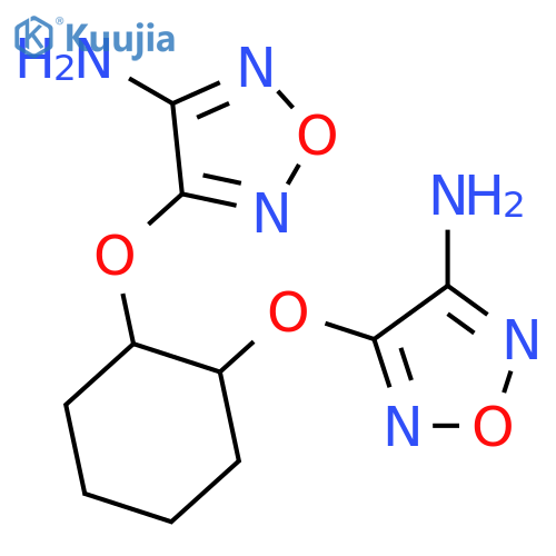 1,2,5-Oxadiazol-3-amine, 4,4'-[1,2-cyclohexanediylbis(oxy)]bis- structure