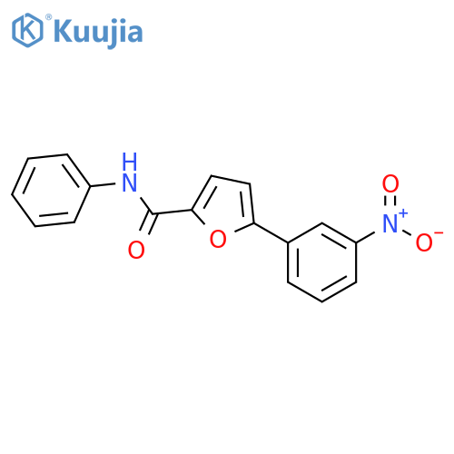 2-Furancarboxamide, 5-(3-nitrophenyl)-N-phenyl- structure