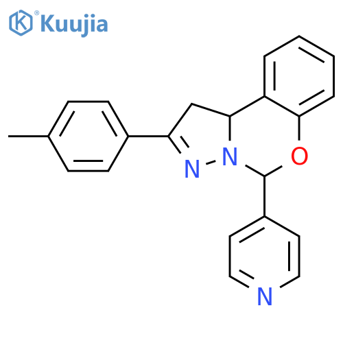 4-(4-methylphenyl)-7-(pyridin-4-yl)-8-oxa-5,6-diazatricyclo7.4.0.0^{2,6}trideca-1(9),4,10,12-tetraene structure