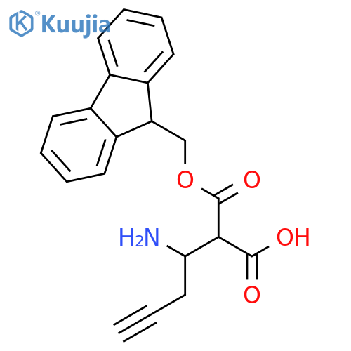 (3R)-3-(9H-Fluoren-9-ylmethoxy)carbonylamino-5-hexynoic Acid structure