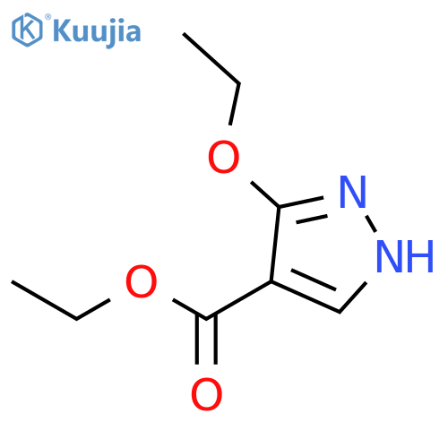 ethyl 3-ethoxy-1H-pyrazole-4-carboxylate structure