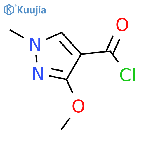 3-Methoxy-1-methyl-1H-pyrazole-4-carbonyl chloride structure