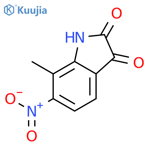 7-methyl-6-nitro-2,3-dihydro-1H-indole-2,3-dione structure