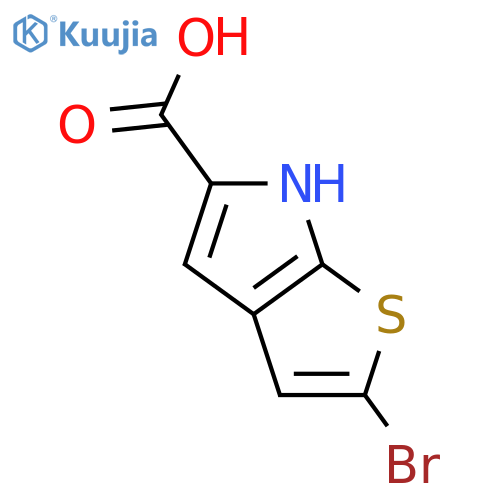 2-Bromo-6H-thieno2,3-bpyrrole-5-carboxylic Acid structure