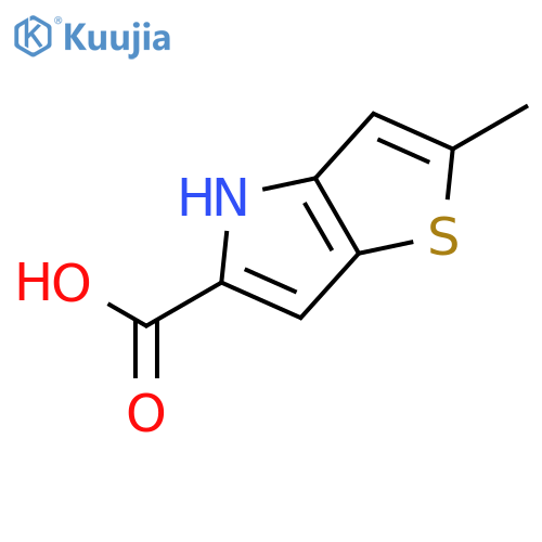 2-methyl-4H-thieno3,2-bpyrrole-5-carboxylic acid structure
