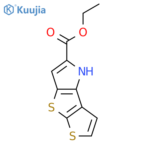 1H-THIENO[3',2':4,5]THIENO[3,2-B]PYRROLE-2-CARBOXYLIC ACID, ETHYL ESTER structure