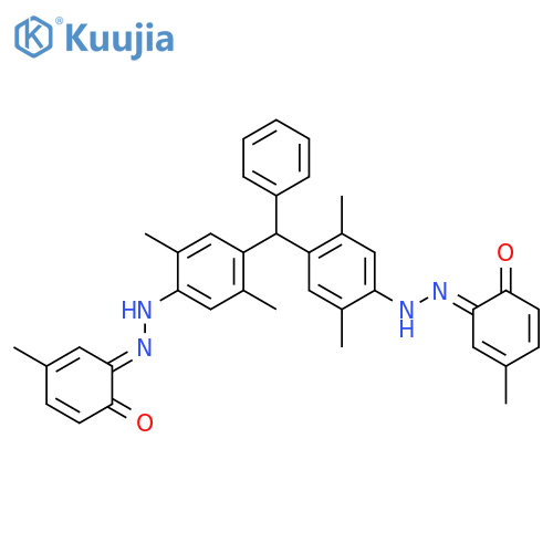 Phenol,2,2'-[(phenylmethylene)bis[(2,5-dimethyl-4,1-phenylene)-2,1-diazenediyl]]bis[4-methyl- structure