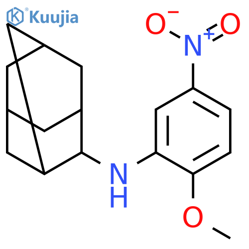 2-adamantyl(2-methoxy-5-nitrophenyl)amine structure