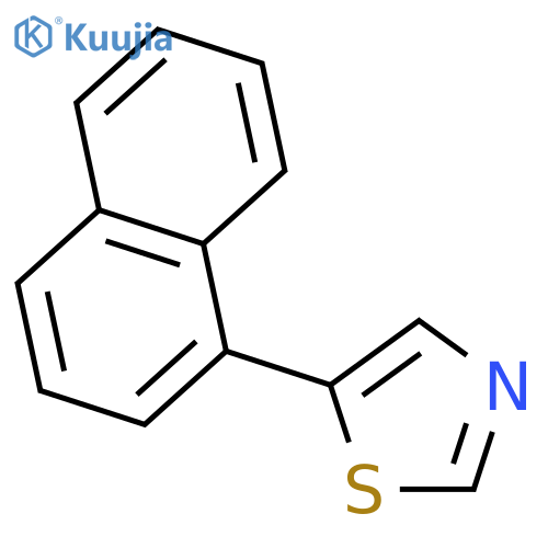 Thiazole, 5-(1-naphthalenyl)- structure