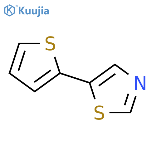 5-thiophen-2-yl-1,3-thiazole structure