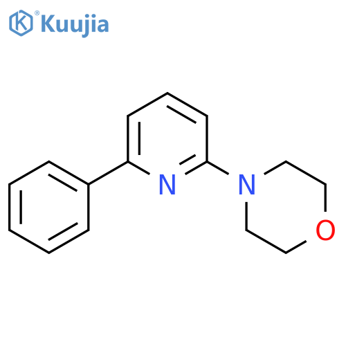 Morpholine, 4-(6-phenyl-2-pyridinyl)- structure