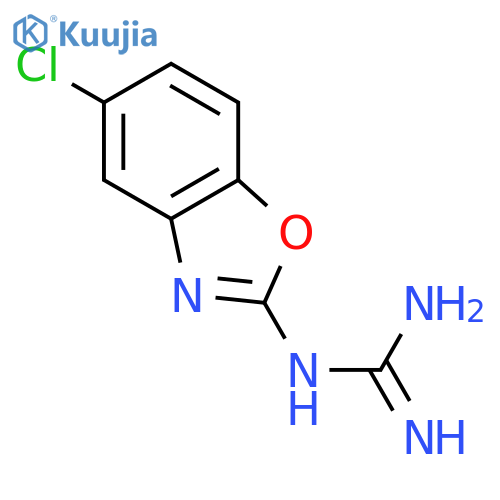 N-(5-CHLORO-1,3-BENZOXAZOL-2-YL)GUANIDINE structure