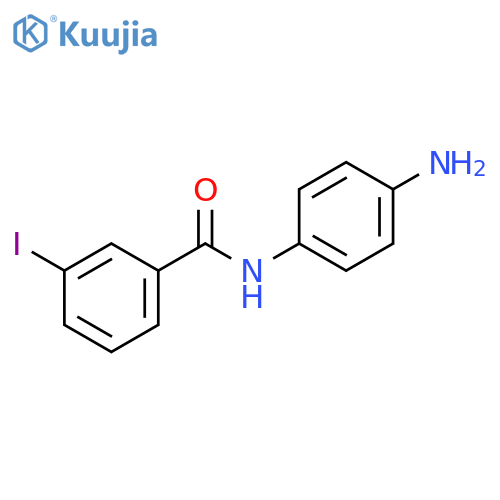Benzamide, N-(4-aminophenyl)-3-iodo- structure