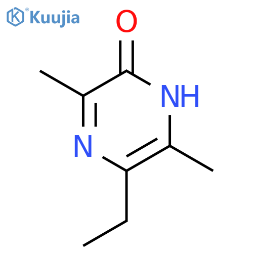 2(1H)-Pyrazinone,5-ethyl-3,6-dimethyl- structure