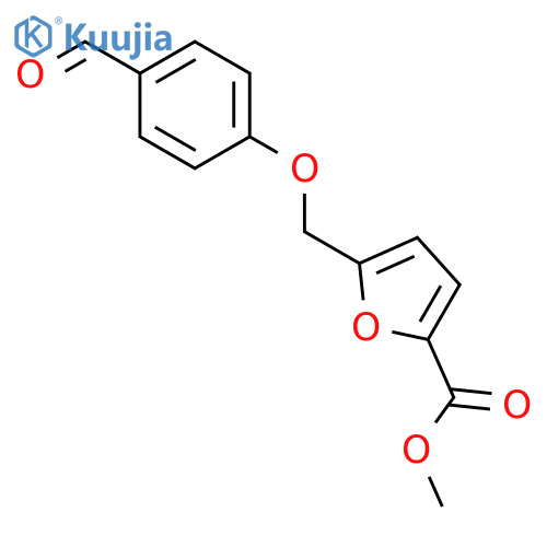 Methyl 5-(4-Formylphenoxy)methyl-2-furoate structure