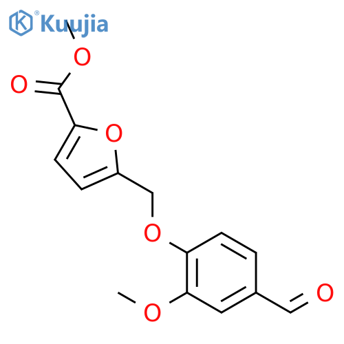 Methyl 5-(4-Formyl-2-methoxyphenoxy)methyl-2-furoate structure