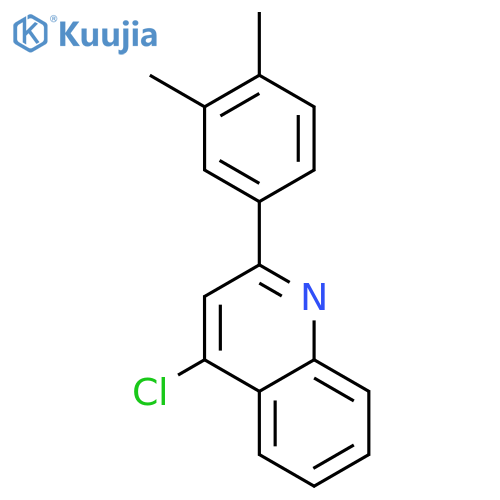 Quinoline, 4-chloro-2-(3,4-dimethylphenyl)- structure