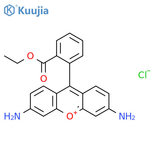 Xanthylium, 3,6-diamino-9-[2-(ethoxycarbonyl)phenyl]-, chloride structure