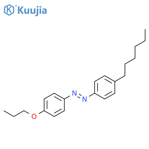 Diazene, (4-hexylphenyl)(4-propoxyphenyl)-, (E)- structure