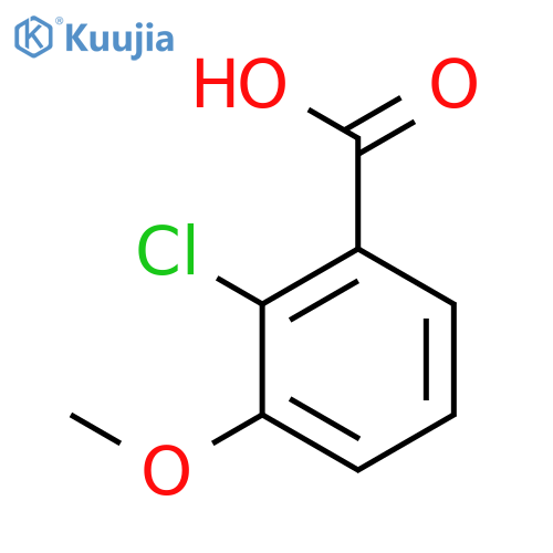 2-Chloro-3-methoxybenzoic acid structure
