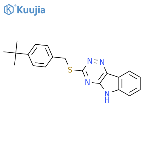 2-(4-tert-Butyl-benzylsulfanyl)-9H-1,3,4,9-tetraaza-fluorene structure