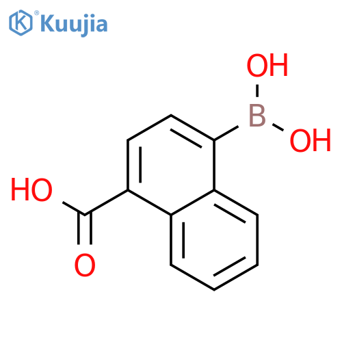 4-Carboxynaphthalene-1-boronic acid structure