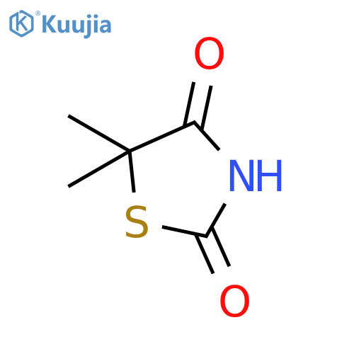 5,5-dimethyl-1,3-thiazolidine-2,4-dione structure