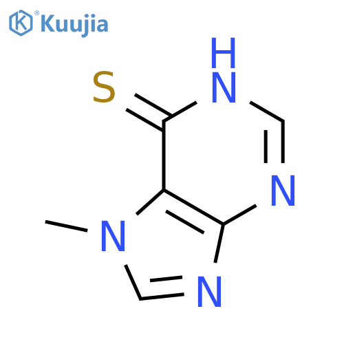 6H-Purine-6-thione,1,7-dihydro-7-methyl- structure