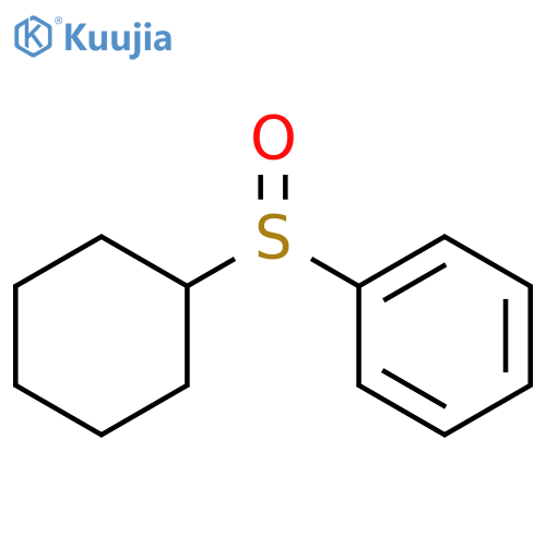 Benzene, (cyclohexylsulfinyl)- structure