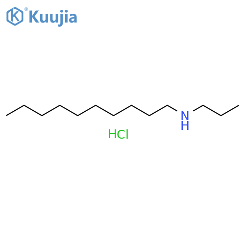1-Decanamine, N-propyl-, hydrochloride structure