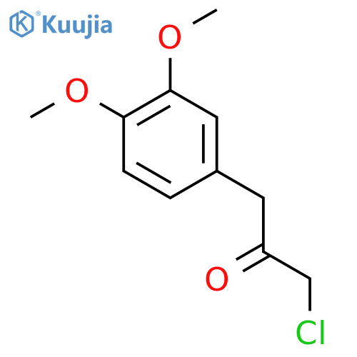 1-Chloro-3-(3,4-dimethoxyphenyl)propan-2-one structure