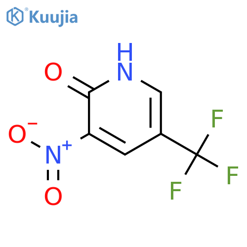 3-nitro-5-(trifluoromethyl)pyridin-2-ol structure
