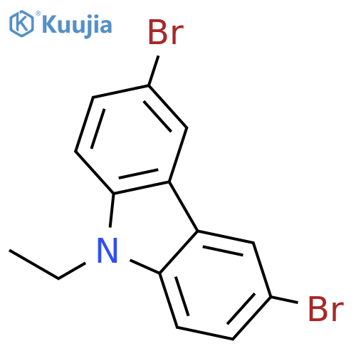 3,6-Dibromo-9-ethyl-9H-carbazole structure