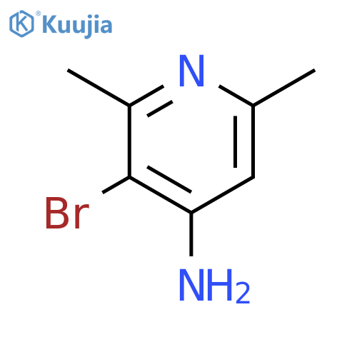3-Bromo-2,6-dimethylpyridin-4-amine structure