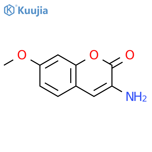 3-amino-7-methoxy-2H-chromen-2-one structure
