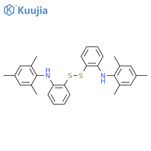 Benzenamine, 2,2'-dithiobis[N-(2,4,6-trimethylphenyl)- structure