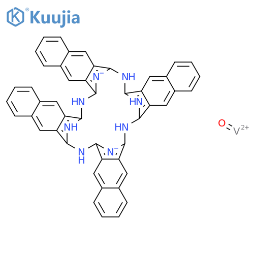 Vanadium,oxo[37H,39H-tetranaphtho[2,3-b:2',3'-g:2'',3''-l:2''',3'''-q]porphyrazinato(2-)-kN37,kN38,kN39,kN40]-, (SP-5-12)- structure