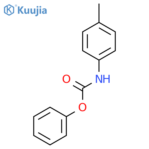 Carbamic acid, (4-methylphenyl)-, phenyl ester structure