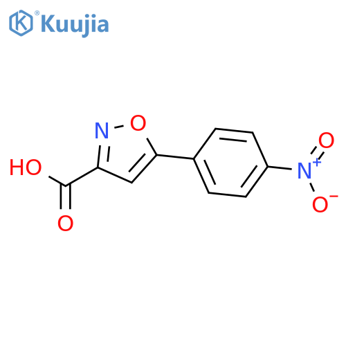 5-(4-Nitrophenyl)isoxazole-3-carboxylic acid structure