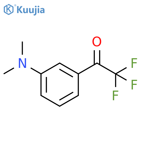 1-3-(dimethylamino)phenyl-2,2,2-trifluoroethan-1-one structure