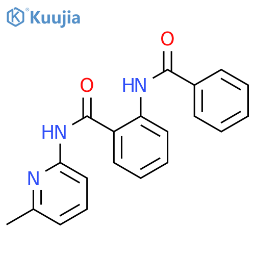2-(benzoylamino)-N-(6-methyl-2-pyridinyl)benzamide structure