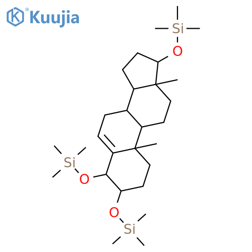 Silane, [[(3b,4a,17b)-androst-5-ene-3,4,17-triyl]tris(oxy)]tris[trimethyl- (9CI) structure