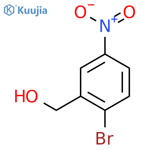 (2-Bromo-5-nitrophenyl)methanol structure