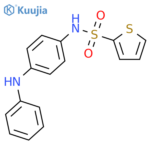 2-Thiophenesulfonamide, N-[4-(phenylamino)phenyl]- structure