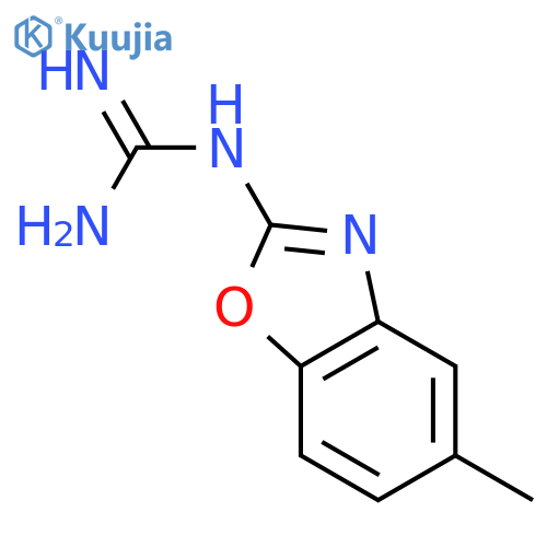 N-(5-Methyl-1,3-benzoxazol-2-yl)guanidine structure