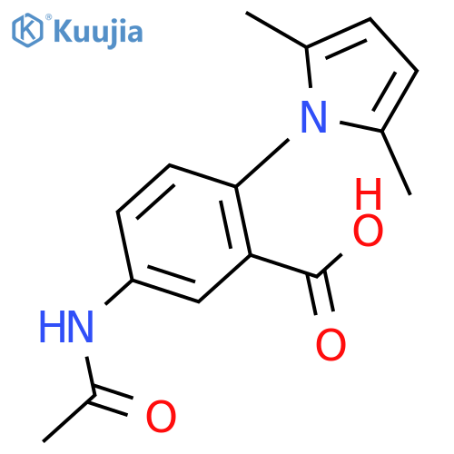 5-(Acetylamino)-2-(2,5-dimethyl-1H-pyrrol-1-yl)benzoic Acid structure